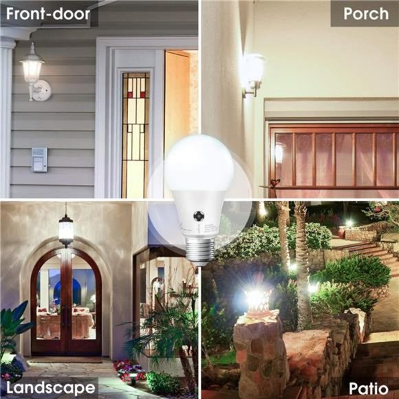 Light Bulbs, 5000K Daylight A19 LED Bulb 75W Watt Equivalent(10.5W), 6 Pack - Picture 7 of 14